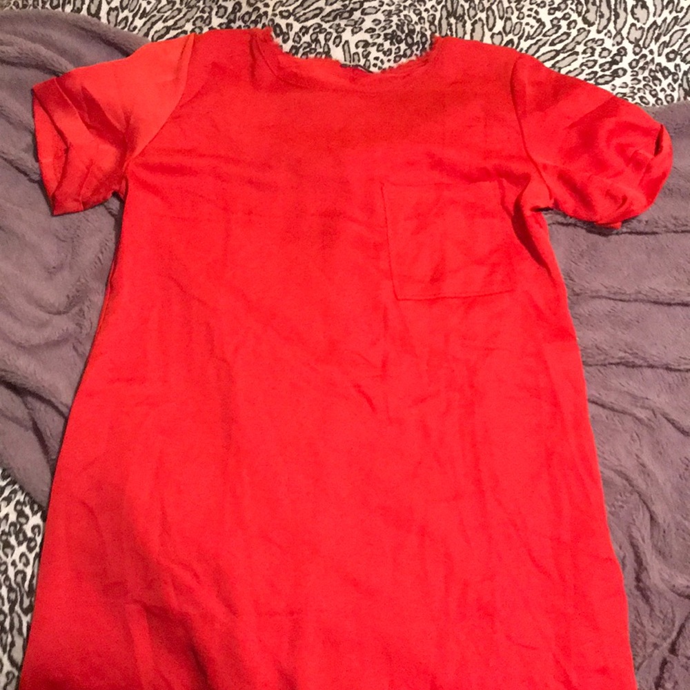 Zara Red Shirt Dress 👗